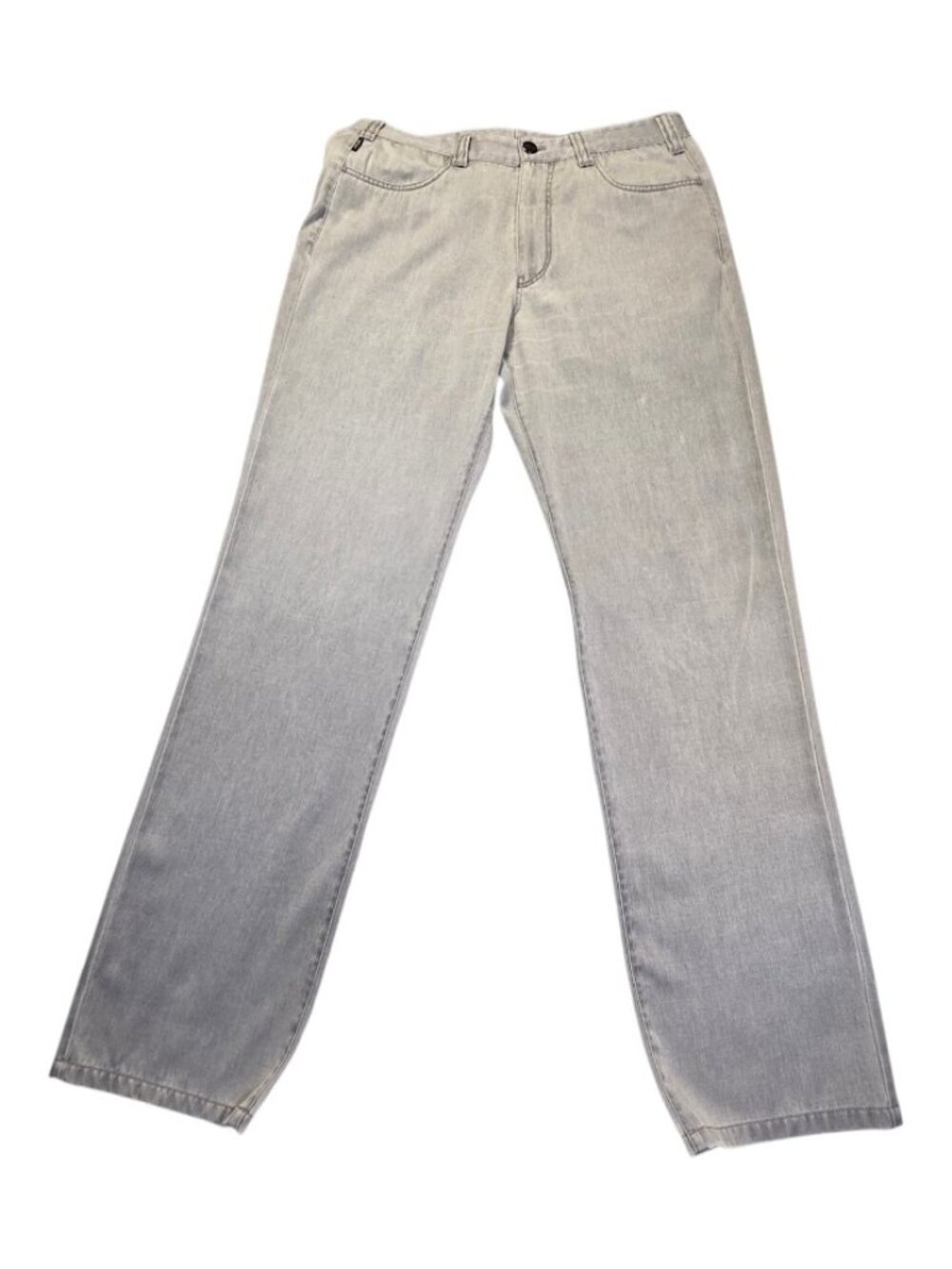 Armani Collezioni Men 100% Wool Dress Pants Trousers Size 38 / 54 Romania Gray